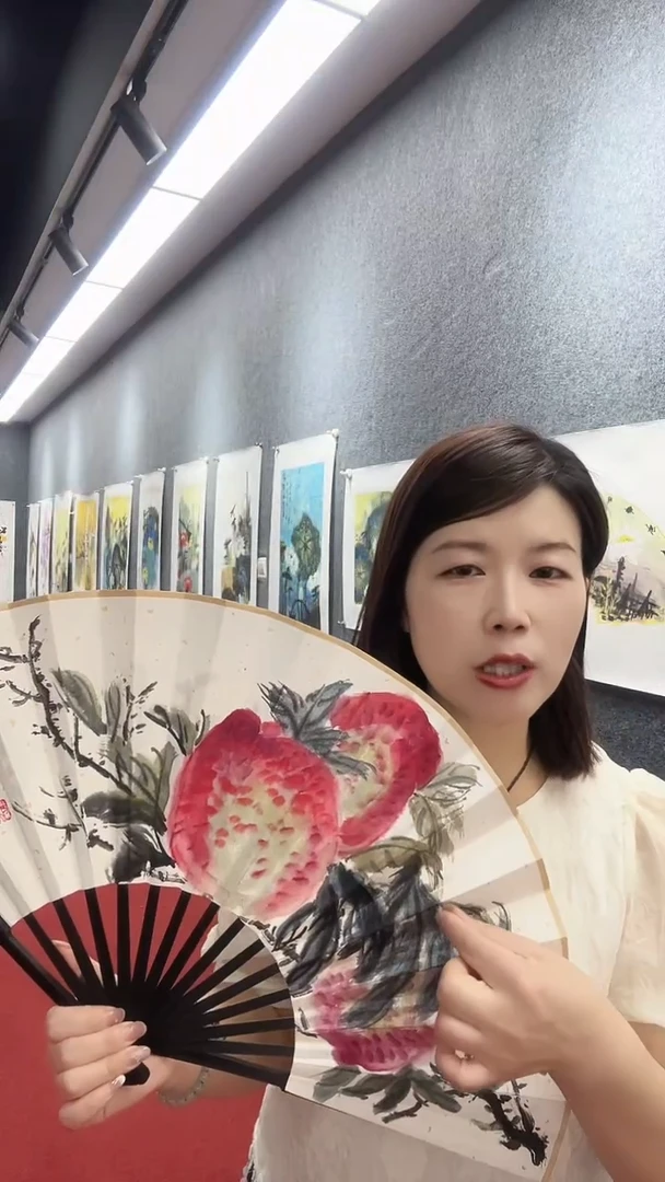国画孟祥敏/国画/扇面
