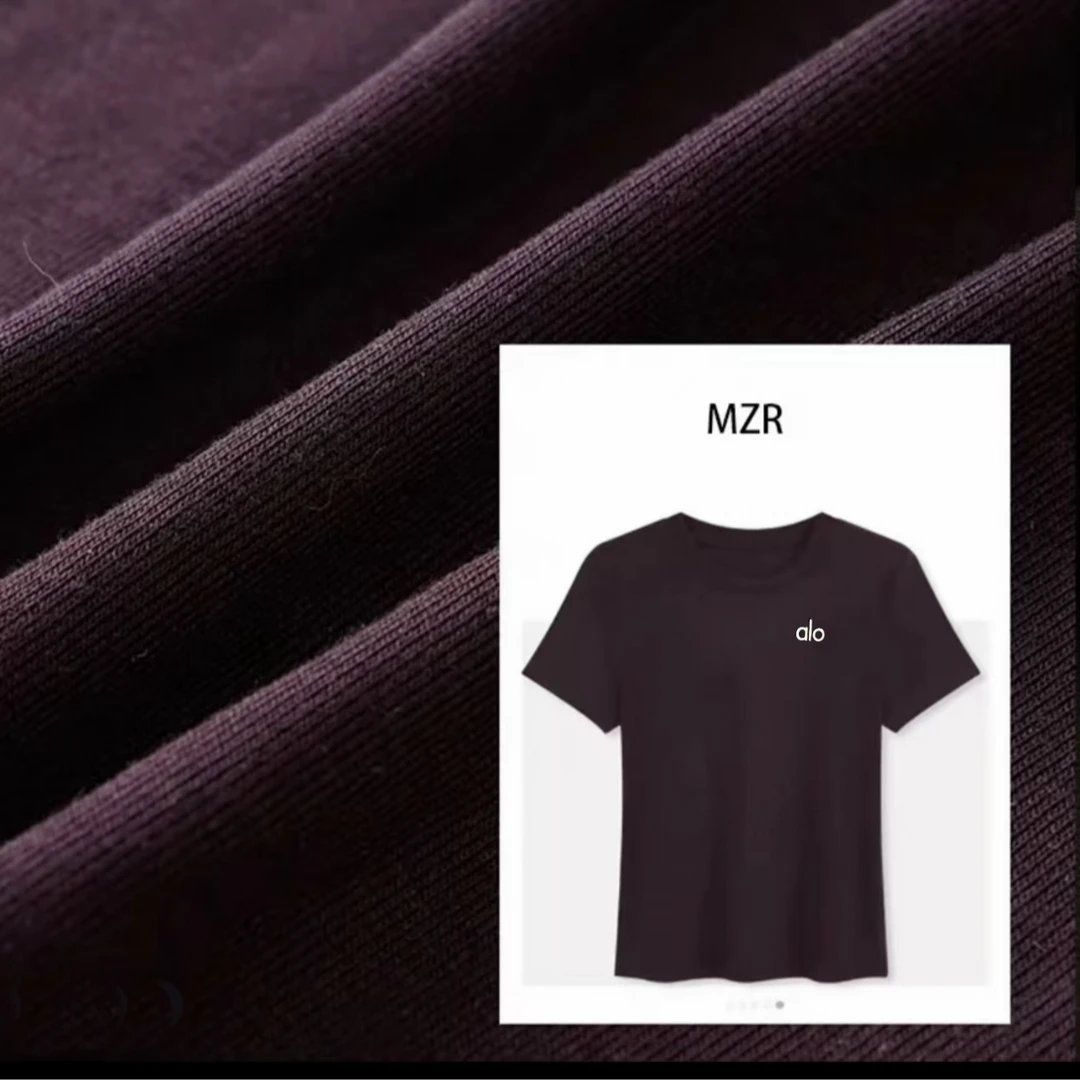 【MZ】面膜T刺绣天丝透气T恤女款圆领薄款常规袖潮流825272