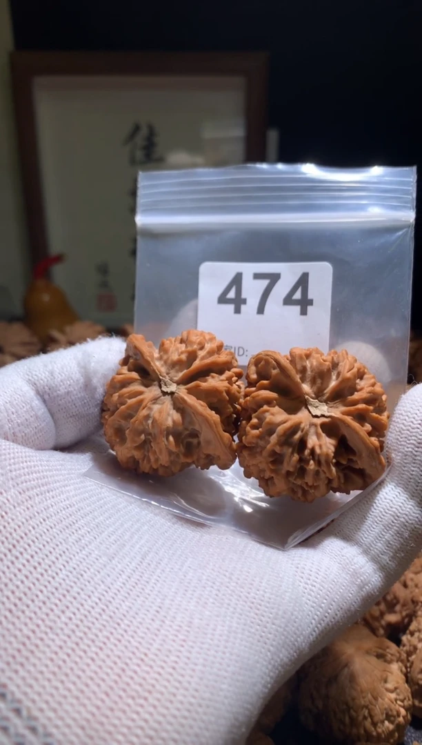 把件文玩核桃你***r满天星43尺别打底，影响二次销售不退不换