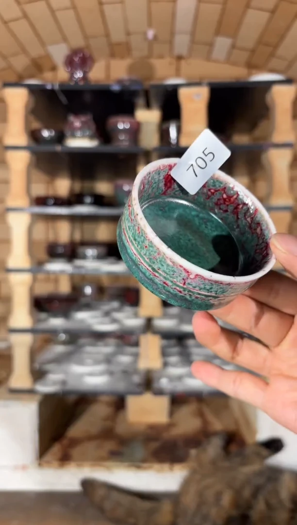 摆件精品窑变钧瓷茶器