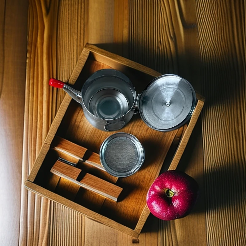 【新疆包邮】滤网油壶不锈钢壶家用防漏油壶储油倒油瓶调罐厨房装