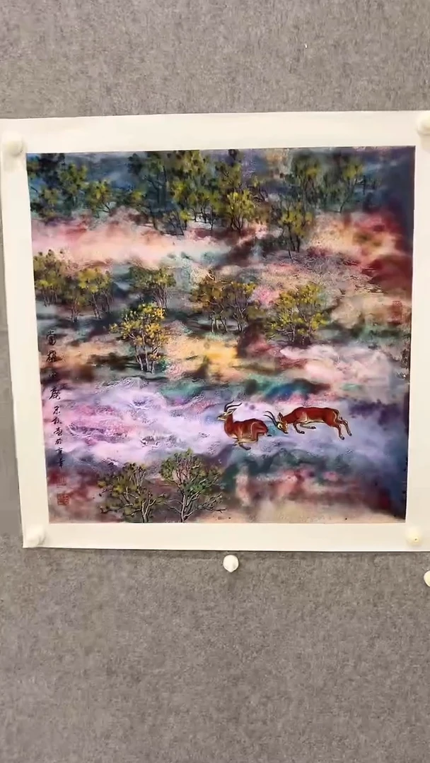 国画王忠权-4平尺-国画作品