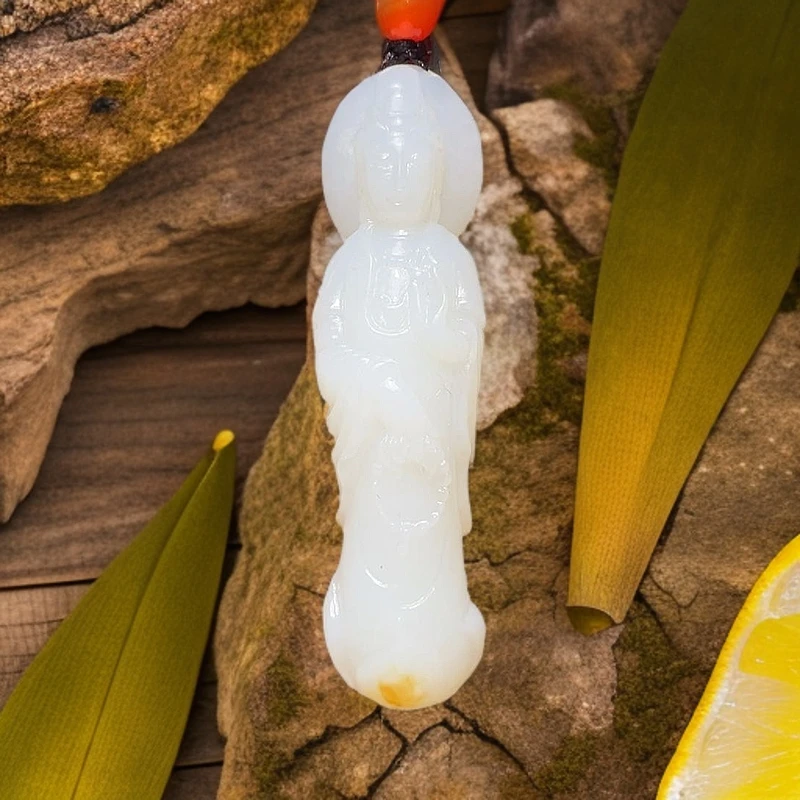 和田玉未镶嵌吊坠(不含链)