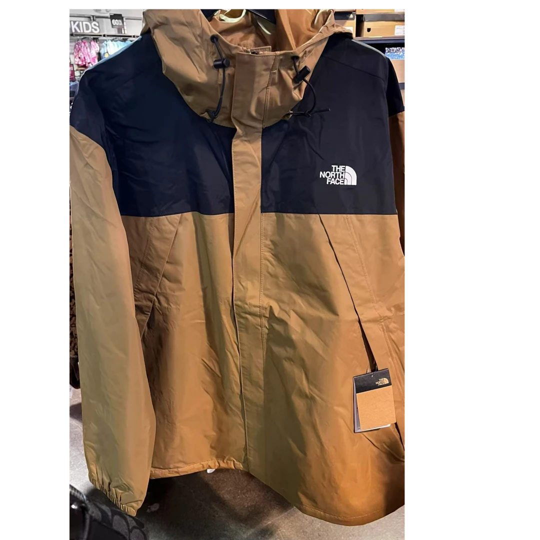 THE NORTH FACE/北面NF0A7QEYYW2男士户外休闲大码网衬连帽冲锋衣