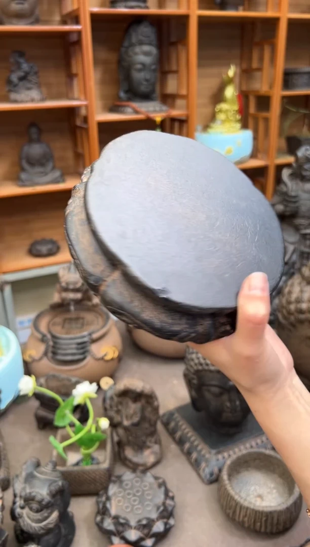 陶土【火山泥】金箍坛底座