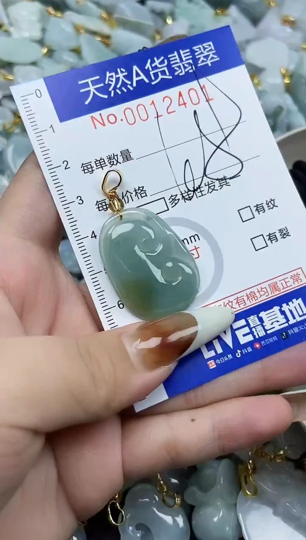 【闪购商品】翡翠颈饰未镶嵌天然A货翡翠