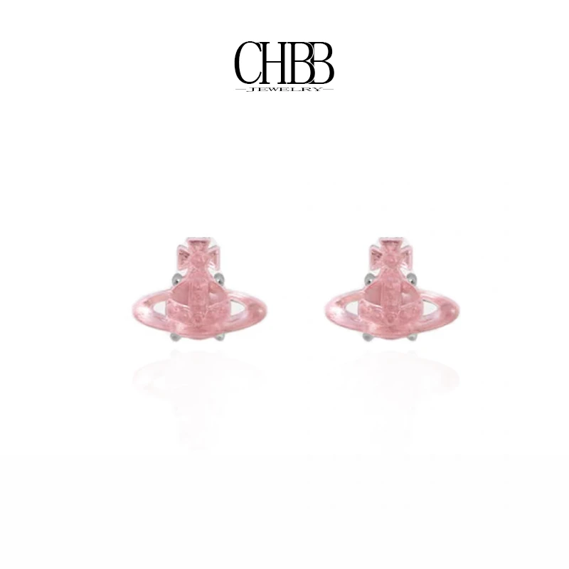 橙画 合金耳饰 软糖果色 甜美女款