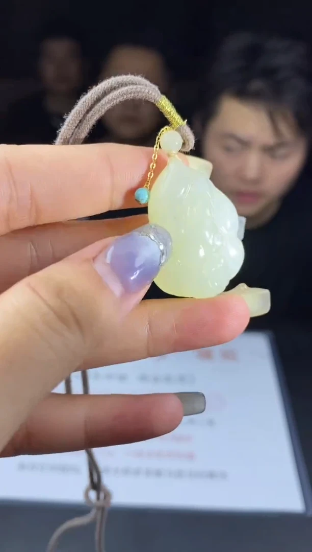 和田玉18K金镶嵌项链多样性-项链-X2928