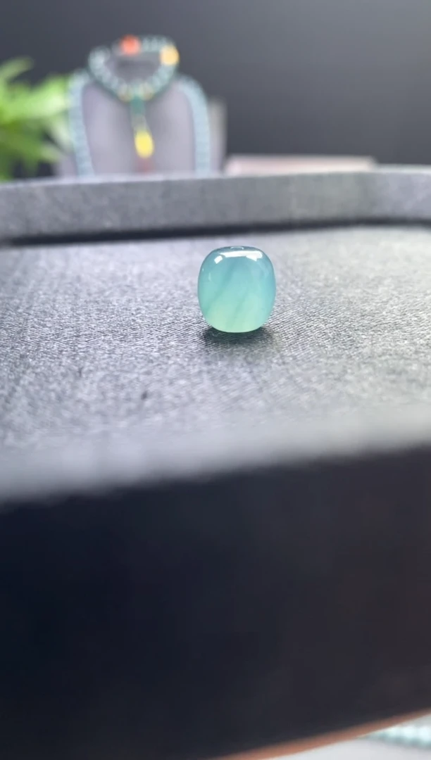 散珠翡翠散珠卡10mm左右老型珠