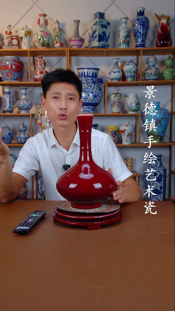 现代景德镇手工手绘陶瓷摆件38