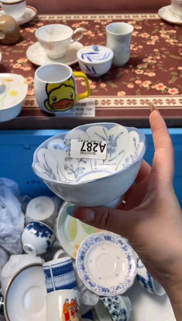 瓷片柒*瓷器瓷器A287