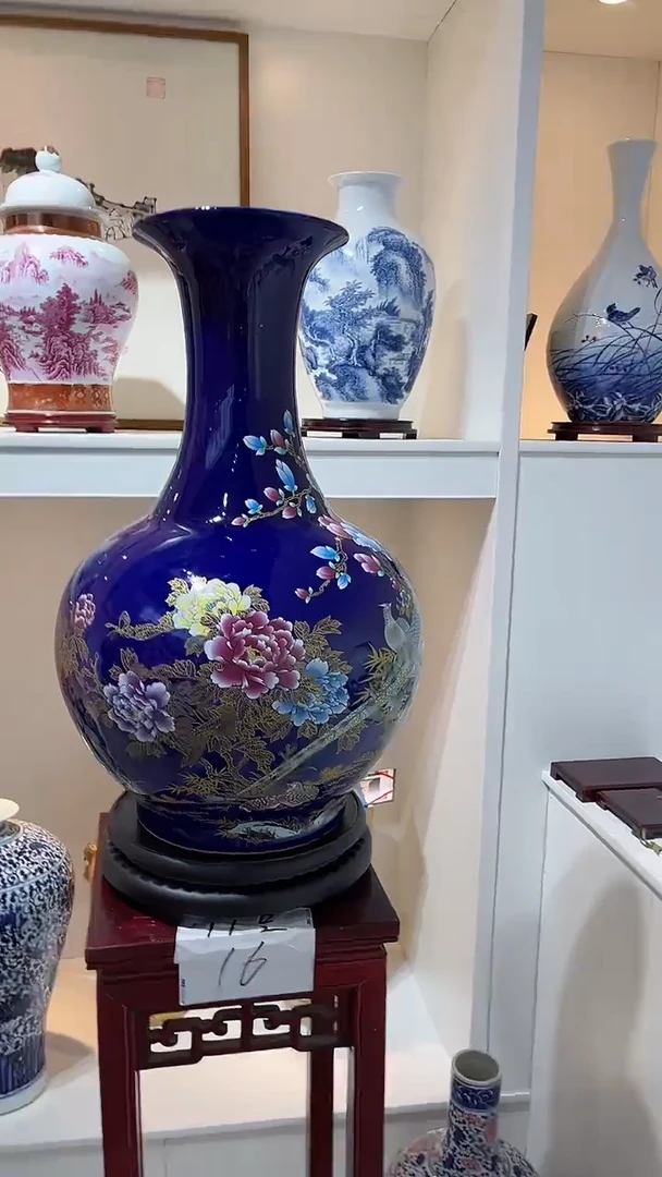 摆件景泰蓝大号花瓶