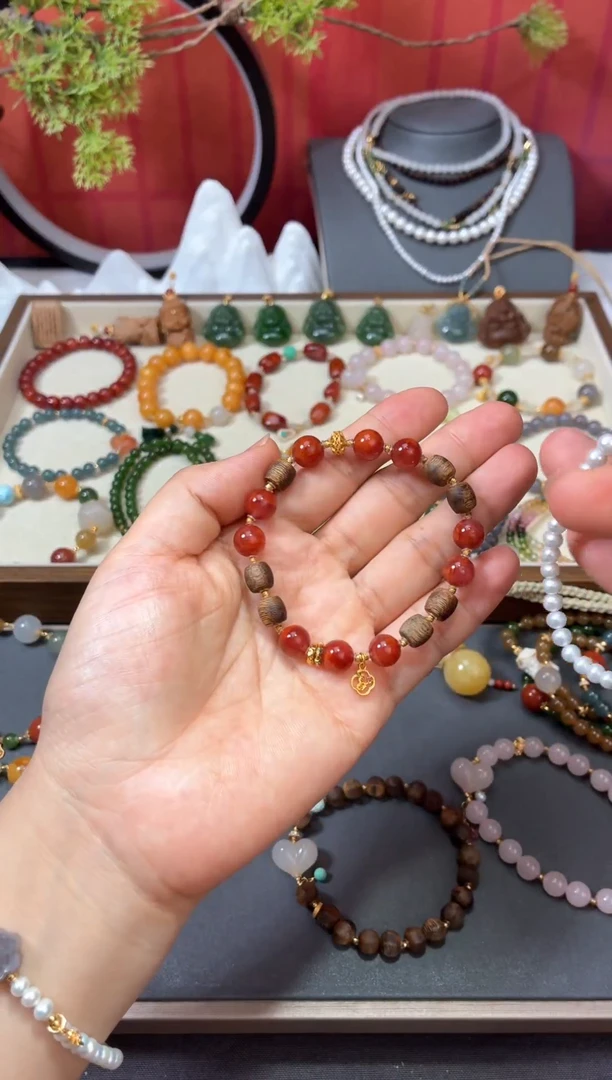 手链未镶嵌南红玛瑙诚**欺补差价40.（）