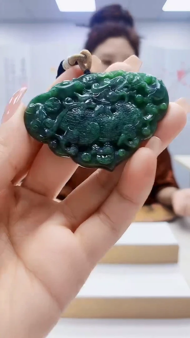 未镶嵌定制翡翠4829ty-毛货挂件48