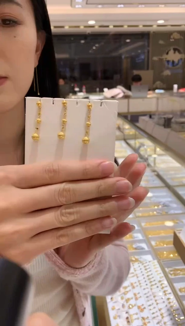 【闪购商品】定制足金耳饰S520|3019(多样性发)