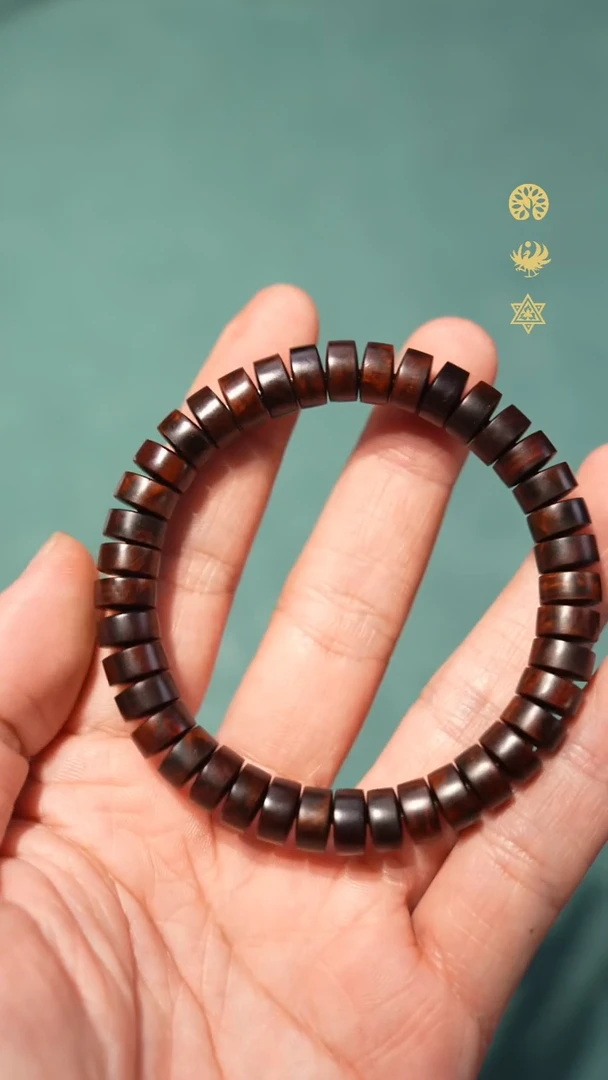 手串/手链黄花梨/降香黄檀老料帝王紫药片珠