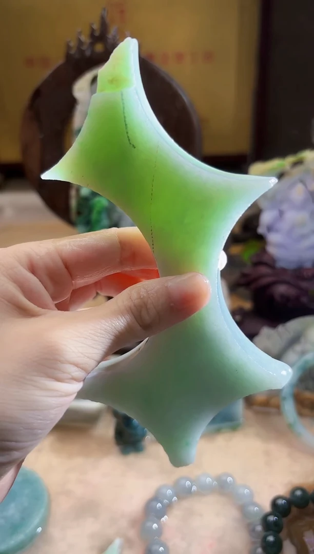 未镶嵌挂件翡翠A货柠优6132
