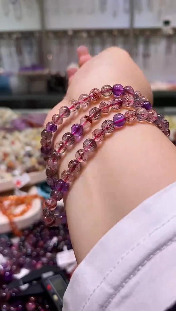 未镶嵌手链水晶多样性发其一超七多圈