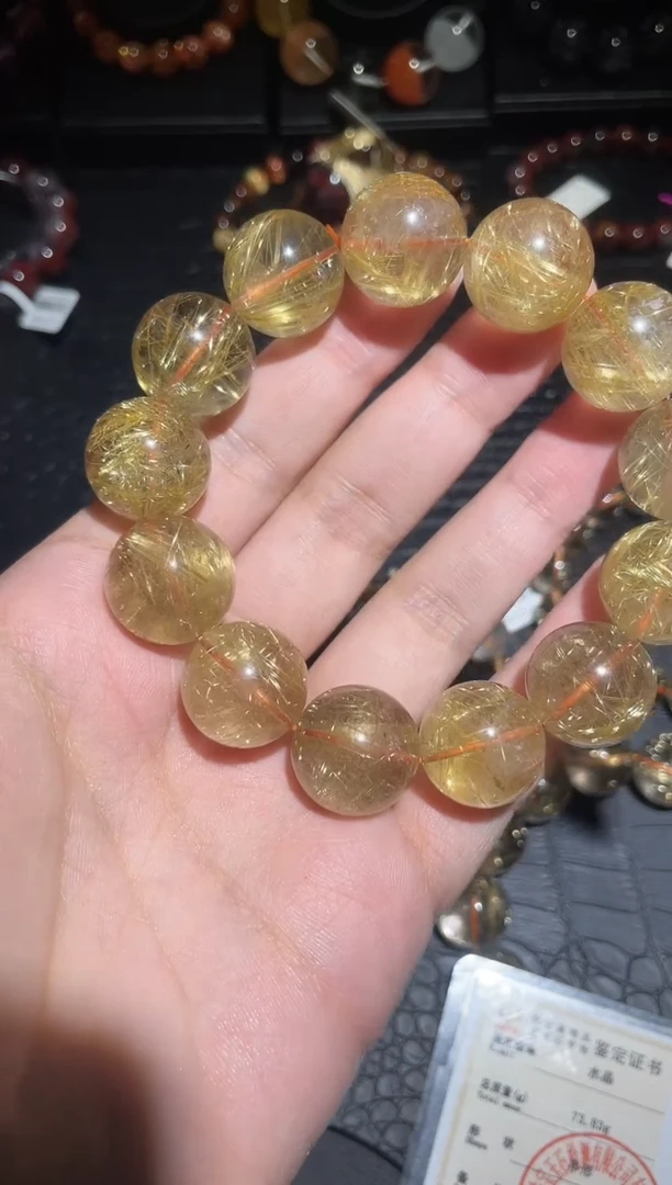 【闪购商品】水晶手链未镶嵌发晶单圈A18（多样性发其一）