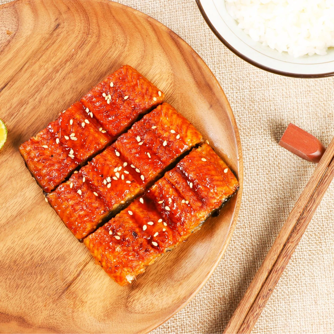 （尝鲜装）蒲烧鳗鱼段 活鳗现烤加热即食 100g/包买五送一 多仓发货