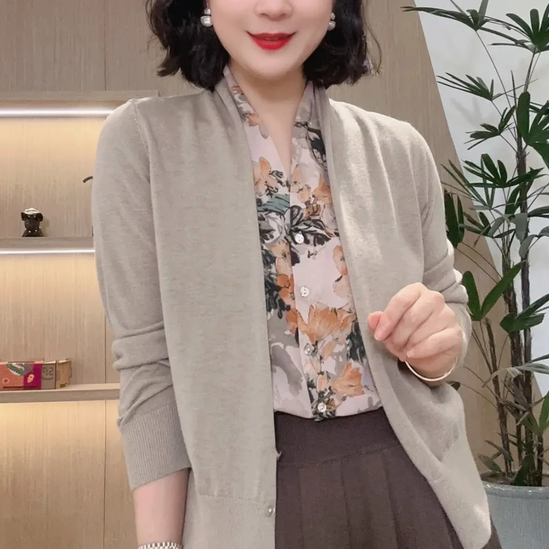 洋气假两件长袖女衬衫2025秋季新款时尚花色拼接复古高级感上衣女