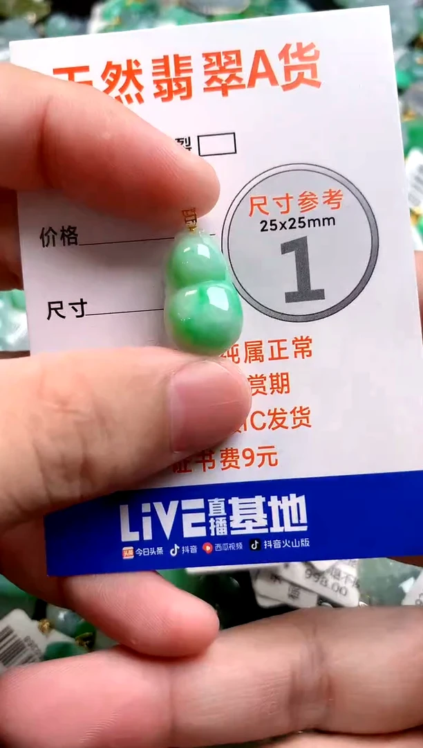 颈饰18K金镶嵌翡翠0147380671