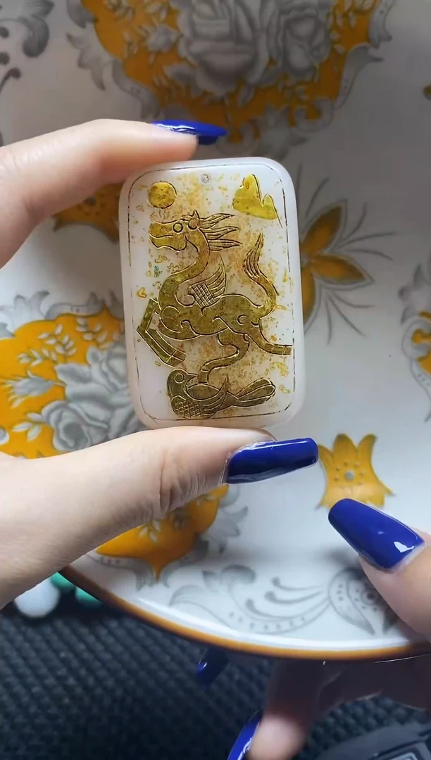 瓷片瓷片 瓷器 摆件1个