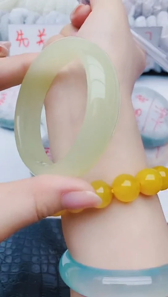未镶嵌手镯石英质玉z40+59-60