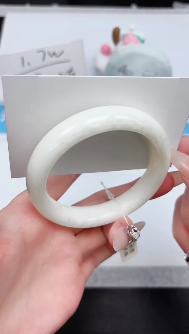 和田玉手镯未镶嵌52-57