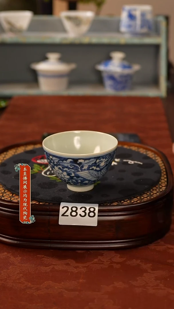 瓷片景德镇手工手绘2838