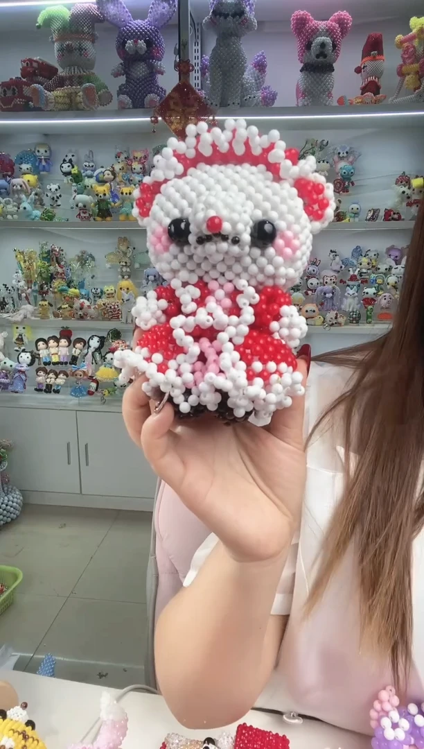 玻璃0552卡6糖果珠女仆熊材料包1套