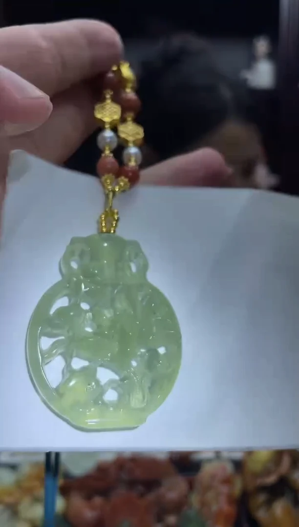 岫玉未镶嵌吊坠·多样性发货*拍一发一