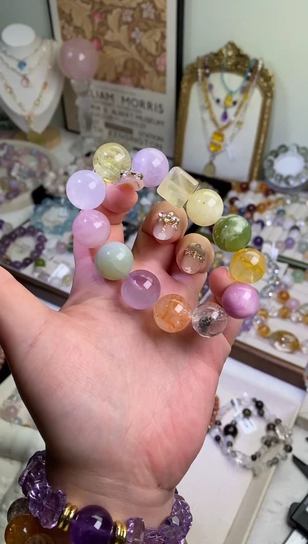 未镶嵌手串水晶多宝设计款