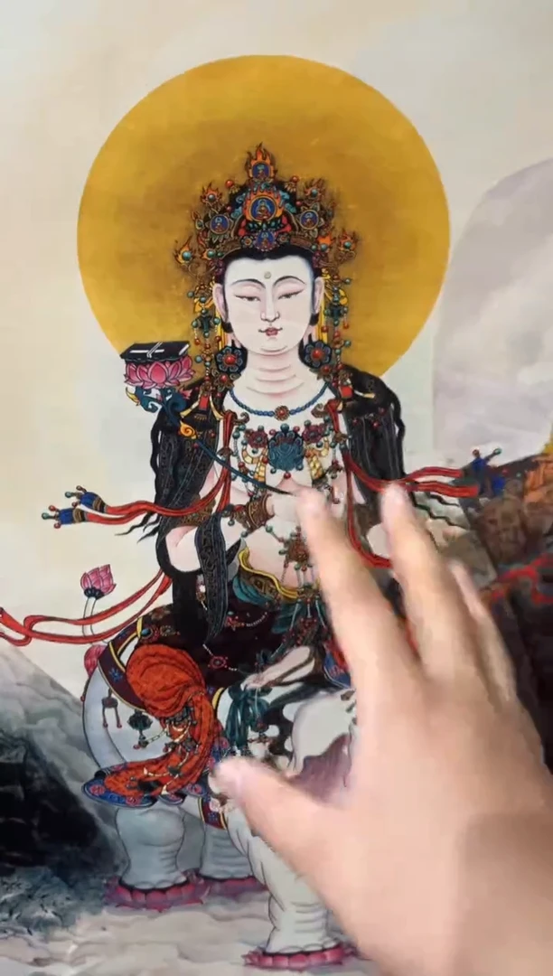 卷轴画东东唐卡tk16