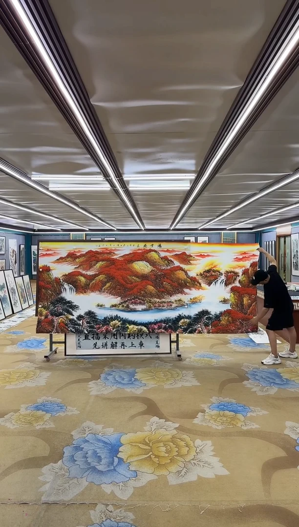 绘画M刘雪红-大丈二-山水国画