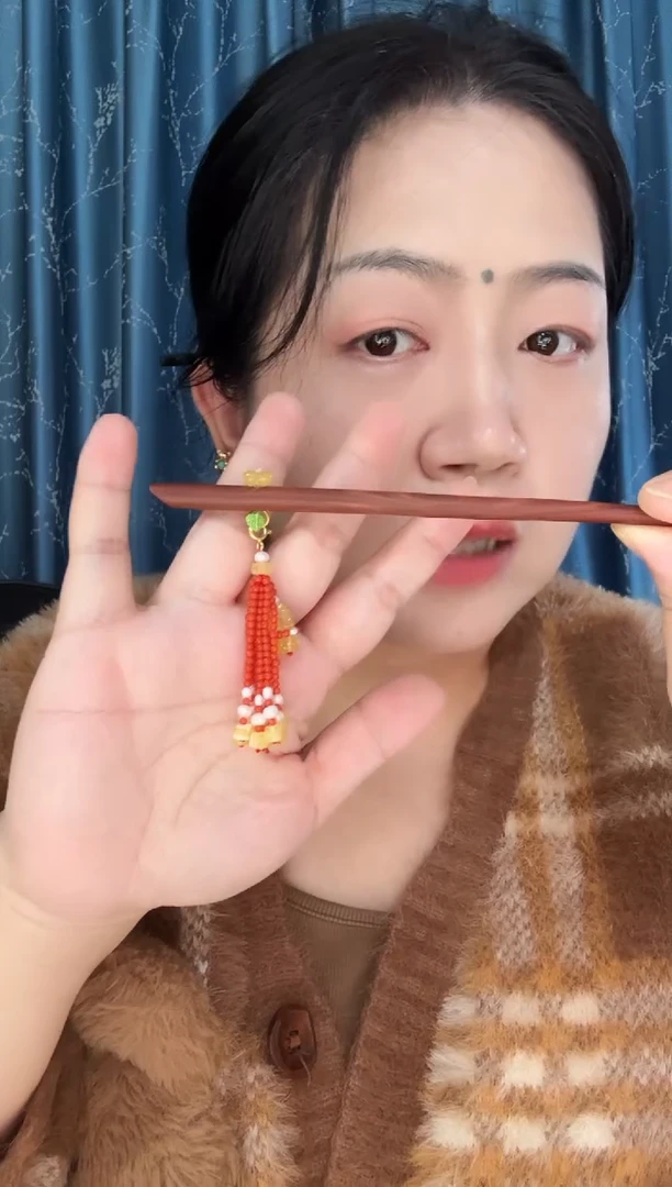 未镶嵌南红玛瑙发饰南红流苏发簪