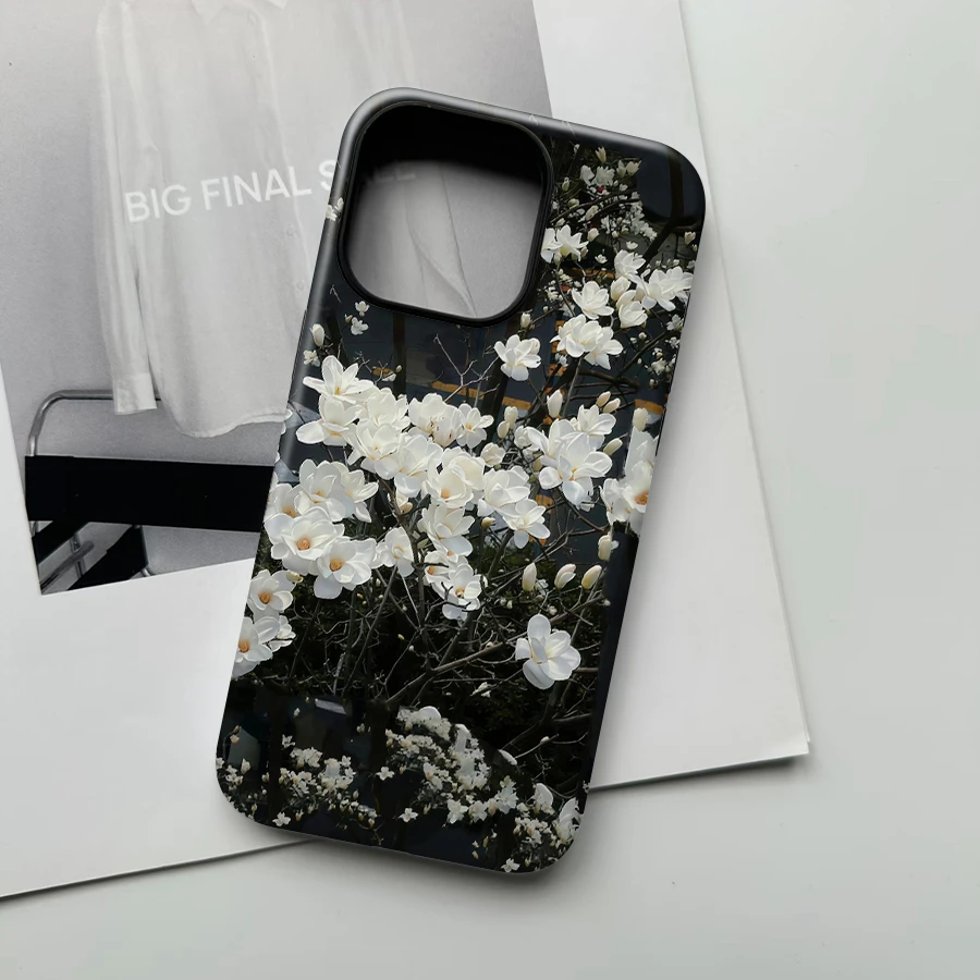 茉莉花适用于苹果17promax16华为mate荣耀vivo小米oppo高级感一加