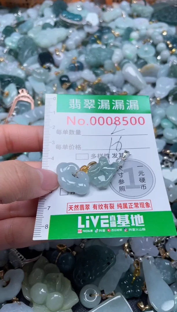 颈饰未镶嵌翡翠8500