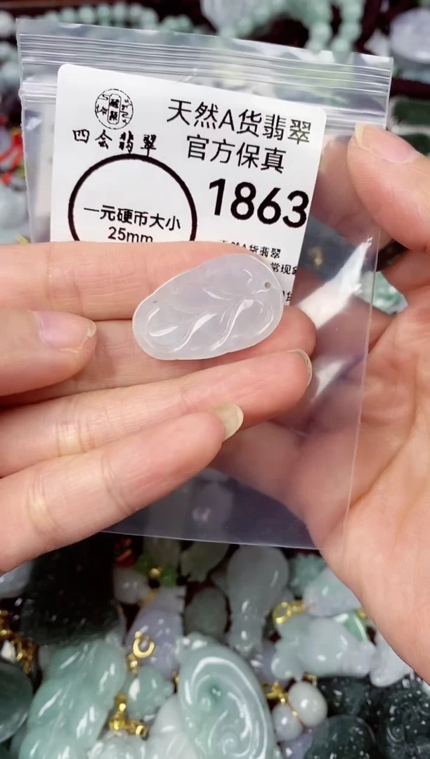 【闪购商品】翡翠颈饰未镶嵌天然A货翡翠1863