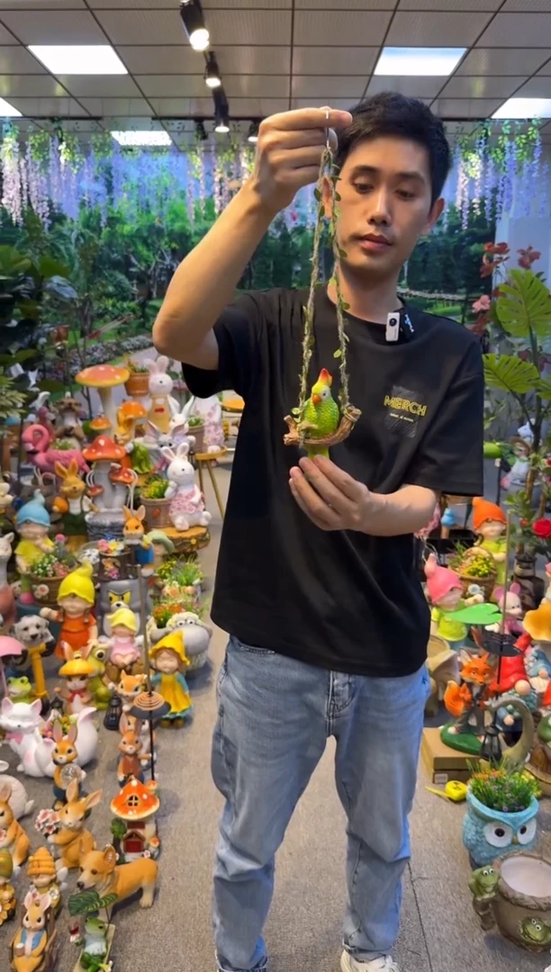 无花朵花园庭院摆件&00&