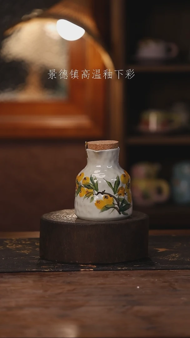 陶瓷景德镇高温釉下手绘陶瓷070