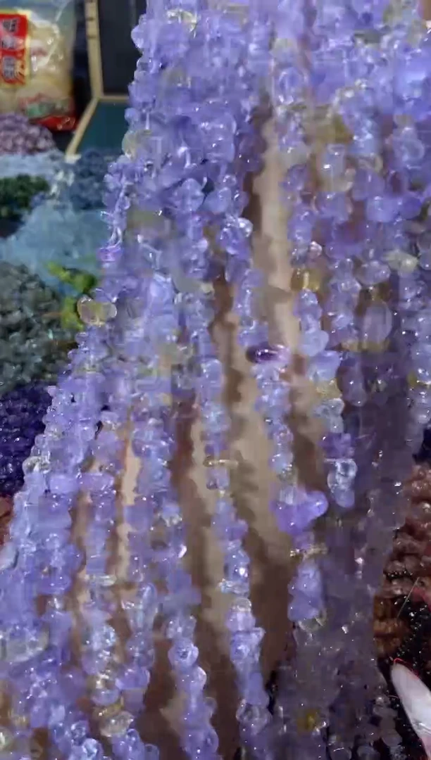 【闪购商品】水晶珠宝半成品未镶嵌紫黄晶