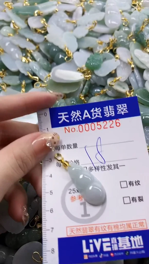 颈饰未镶嵌翡翠天然A货翡翠