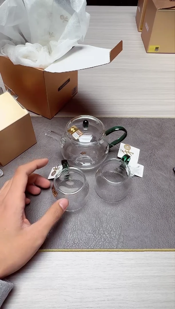 【闪购商品】禾器#青云壶墨绿+清尚杯墨绿