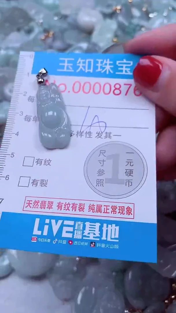 吊坠(不含链)未镶嵌翡翠876