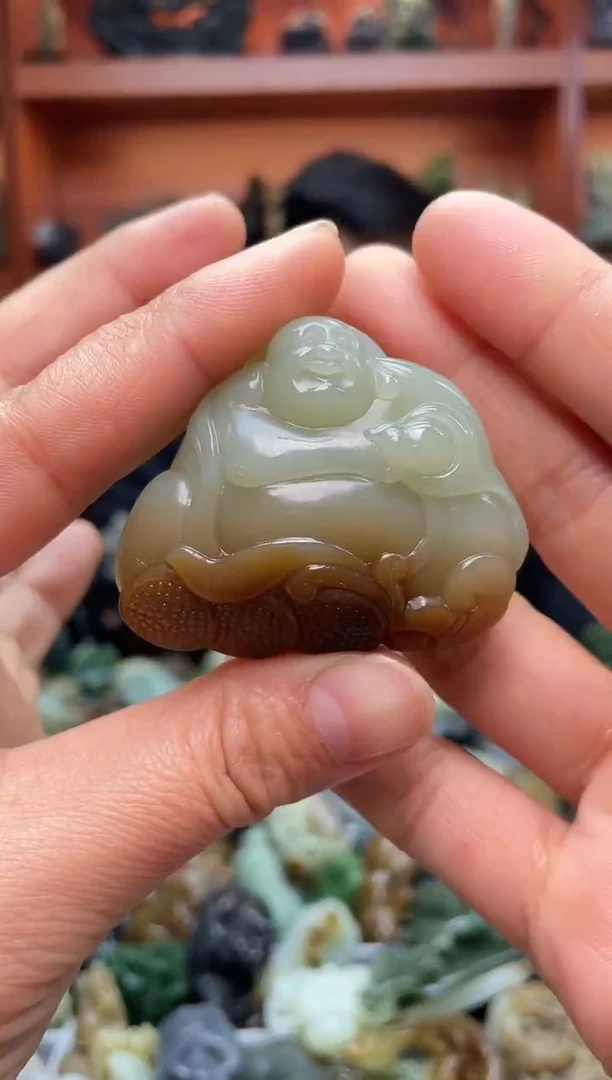 未镶嵌和田玉把件晚****️1