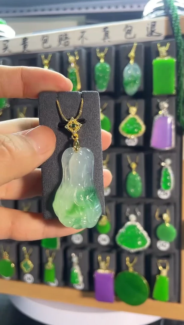 【闪购商品】翡翠耳饰银S925镶嵌213..