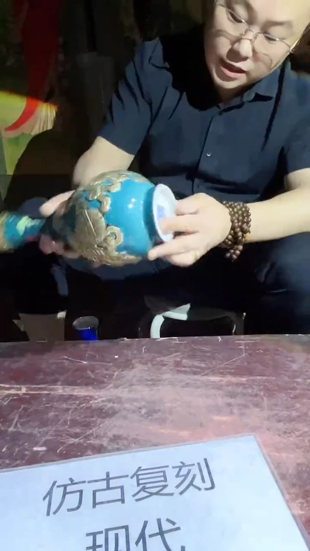 摆件景德镇陶瓷流水178