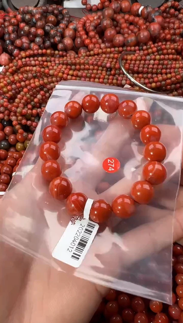 未镶嵌手串南红玛瑙1