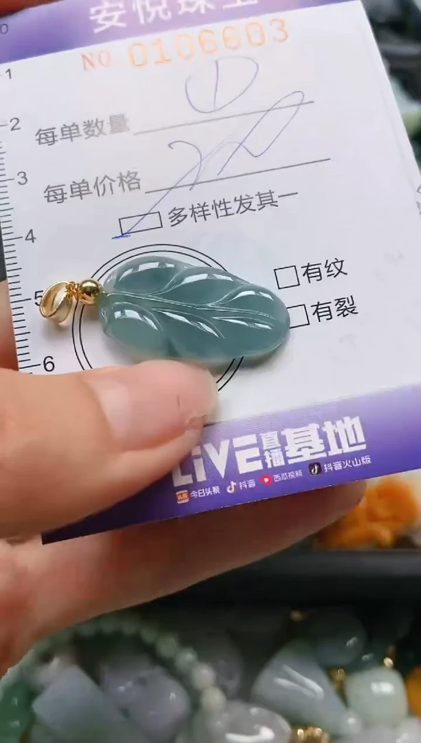 【闪购商品】翡翠颈饰未镶嵌闪购0106603多样性发其一